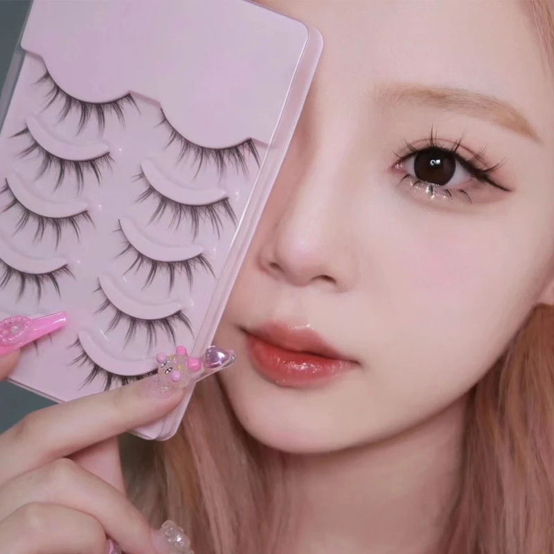 5 Pairs Box Little Devil 3d Three Dimensional False Eyelashes Cos Natural False Eyelashes Simulation Grafted Eyelashes Makeup Aliexpress