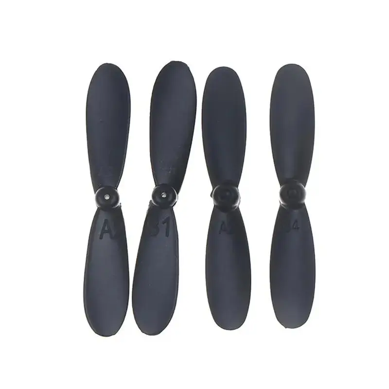 4D RC 예비 부품 8개 42mm 프로펠러 V8 미니 RC 미니 드론 쿼드콥터 프로펠러 교체 키트 (1mm 샤프트 포함)
