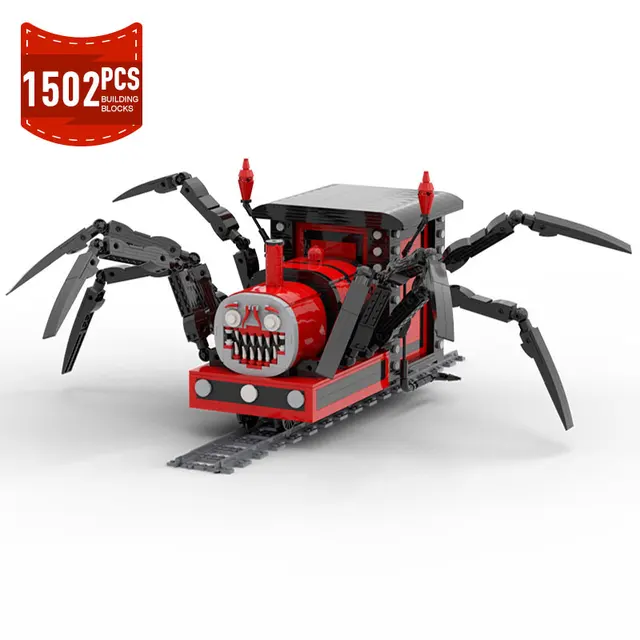 Jogo de terror Red Spider Little Train Puzzle Building Block Toy, modelo de  exibição de presente de Halloween - Temu Portugal