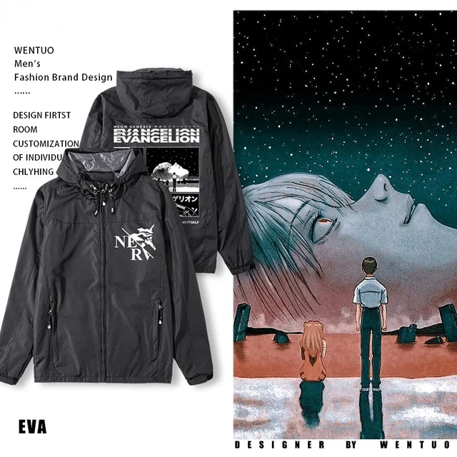 EVANGELION-Sudadera con capucha de Eva para hombre, chaqueta gruesa de  manga larga de gran tamaño, abrigo con cremallera Punk - AliExpress