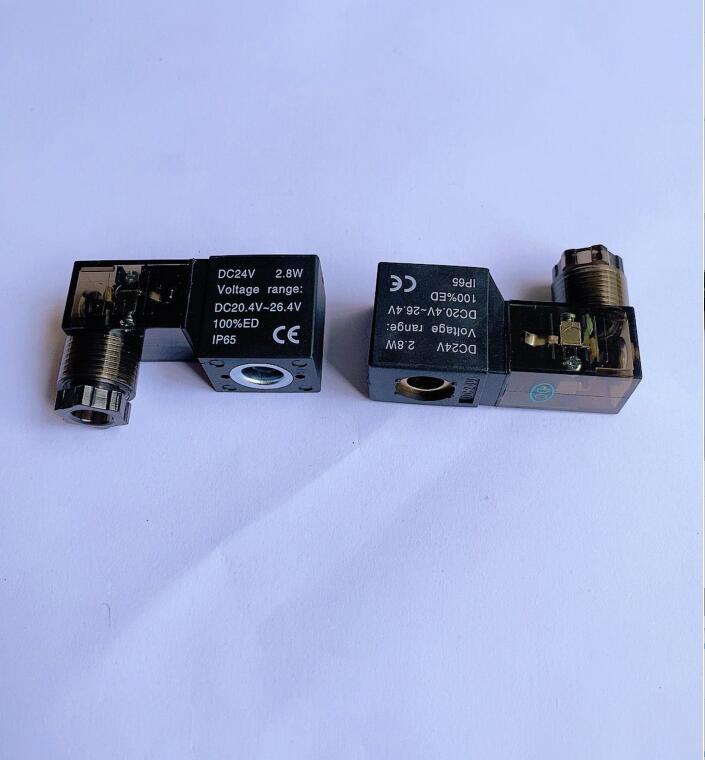 DC12V DC24V AC110V AC220V Solenoid Valves coil with LED for solenoid valve 3V110 4V110
