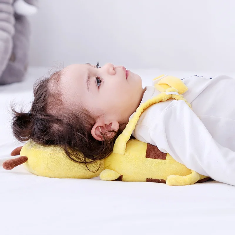 Oreiller de tête Anti-chute pour bébé de 0 à 2 ans, coussin de Protection  respirant pour petit abeille, apprentissage de la marche