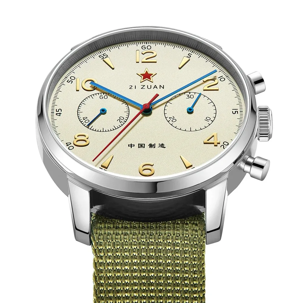 TOPHILL Classic Aviator 40mm Chronograph 1963 Mechanical