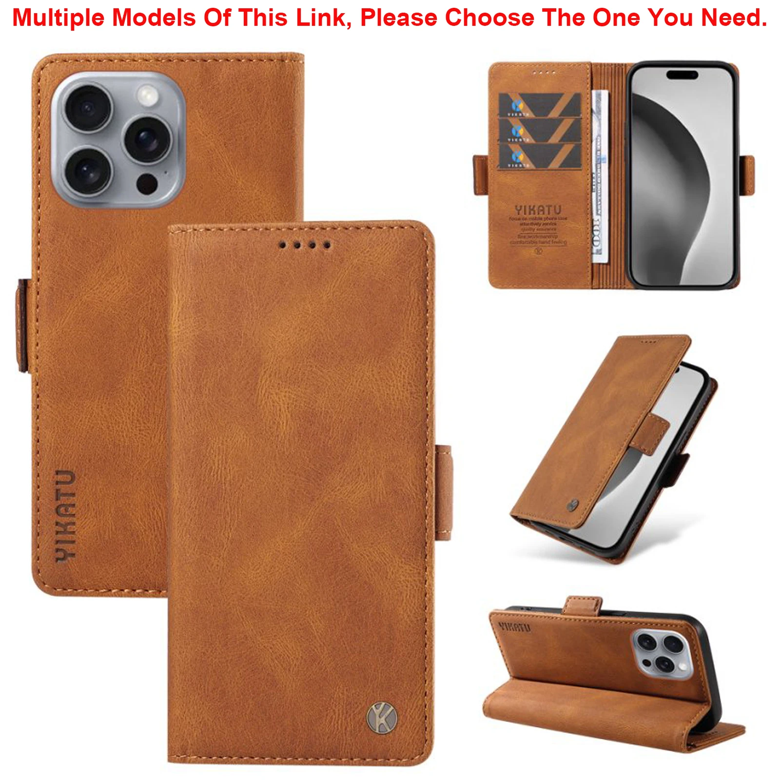 Chic Multifunctional Wallet Phone Case with Stylish Design