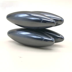 4pcs/lot Oval Black Polishing Ferrite Magnet 60*18 mm Balls Permanent Magnet 60 mm x 18 mm Buck