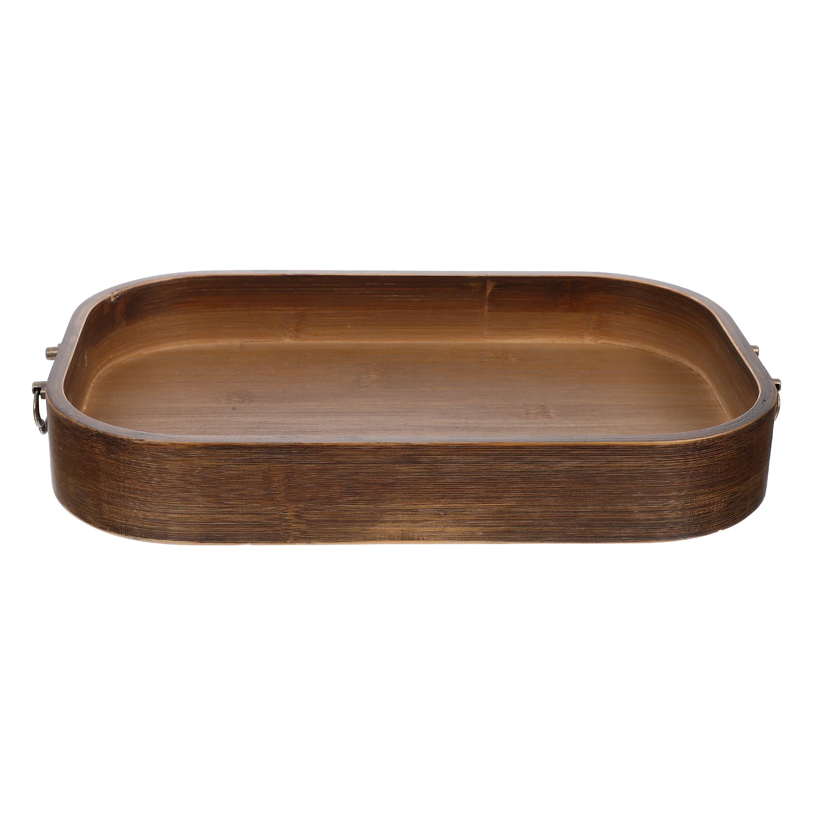 

Wooden Bamboo Serving Tray Tea Cup Saucer Trays Snacks Fruit Bread Storage Plate Sundries Dinner Plate Decoration Key bowl