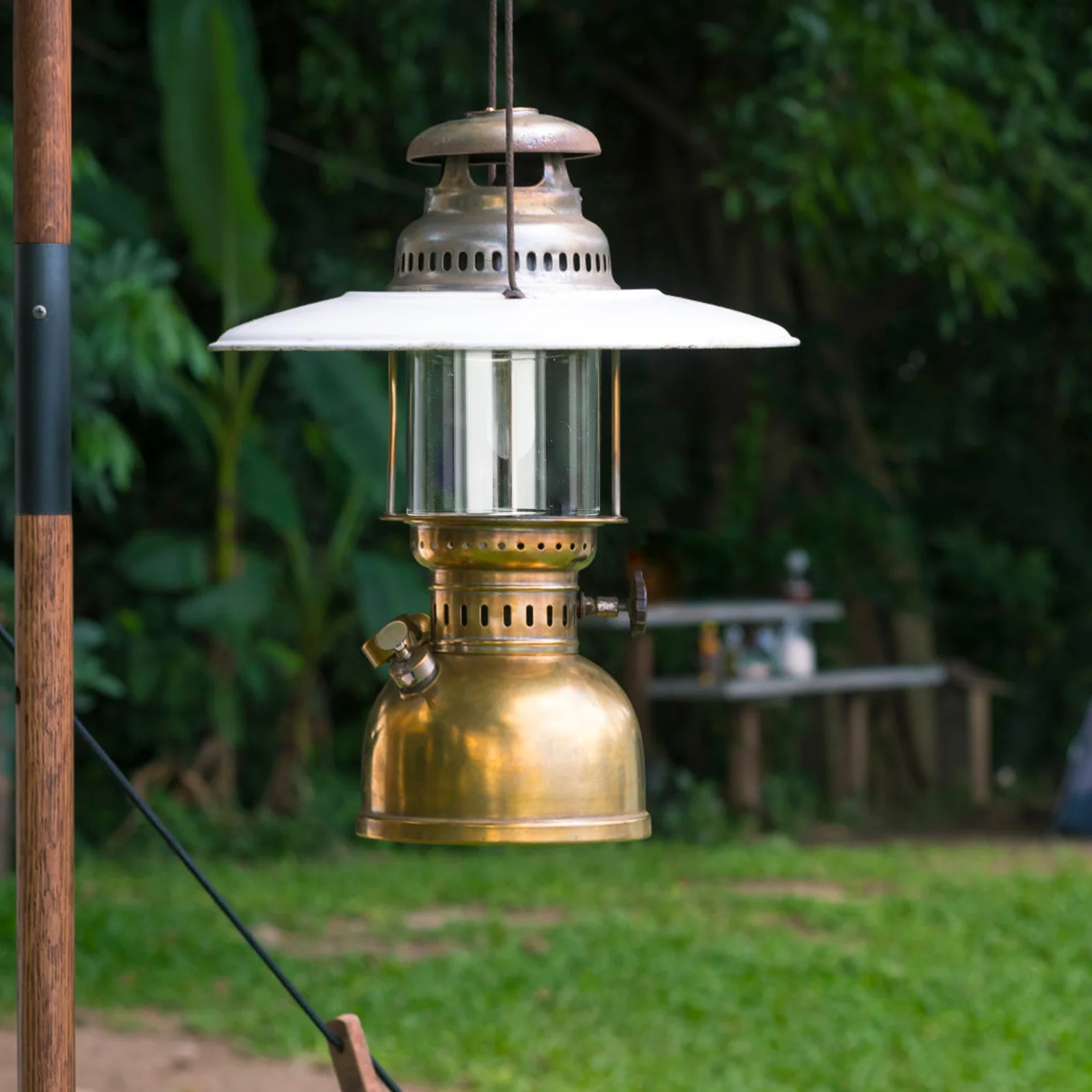 Paralume In Vetro Trasparente Per Lampada A Cherosene E Olio, Diametro 10,5 Cm, Stile Vintage Artigianale