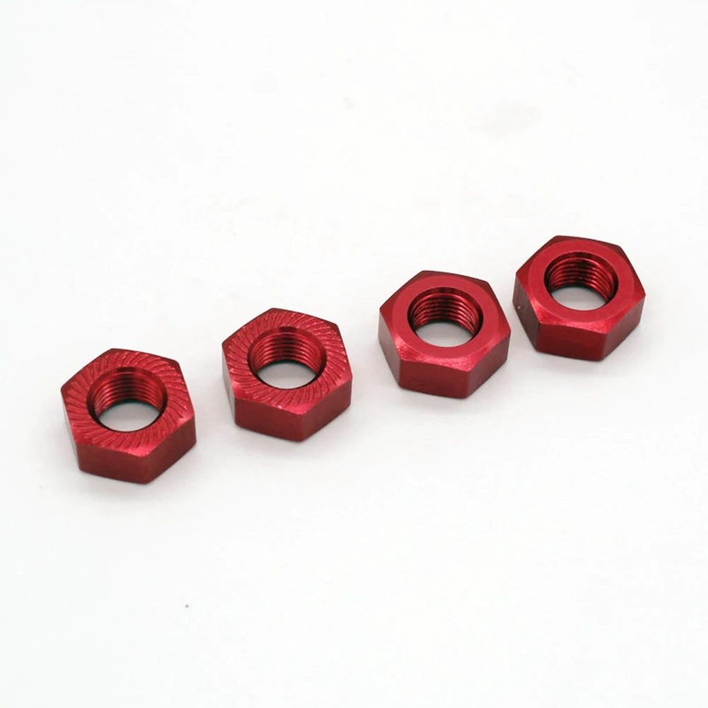 AEF1-8Pcs 17Mm M10 금속 휠 육각 너트 M10XP1.0 NT002 JLB 레이싱 용 CHEETAH 11101 21101 J3 속도 1/10 RC 자동차 업그레이드 부품