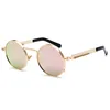 Retro Punk Spring Leg Round Sunglasses Men Polarized Metal Myopia Lens Prescription Sun Glasses Women 0 -0.5 -0.75 To -6.0 4