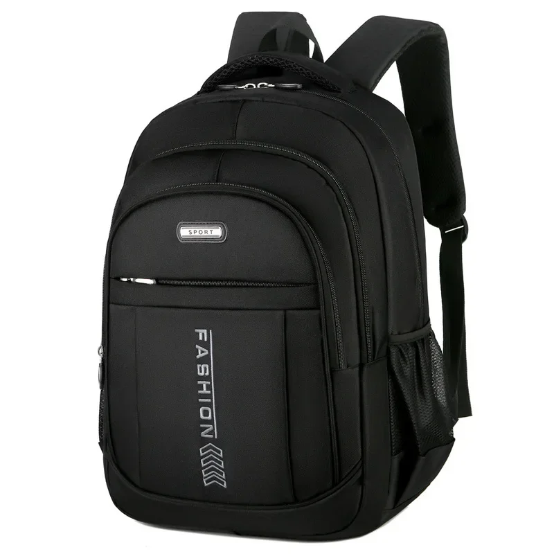 

Middle Student Nylon Backpack Men Large High School Bag for Teenagers Boys Computer Bagpack