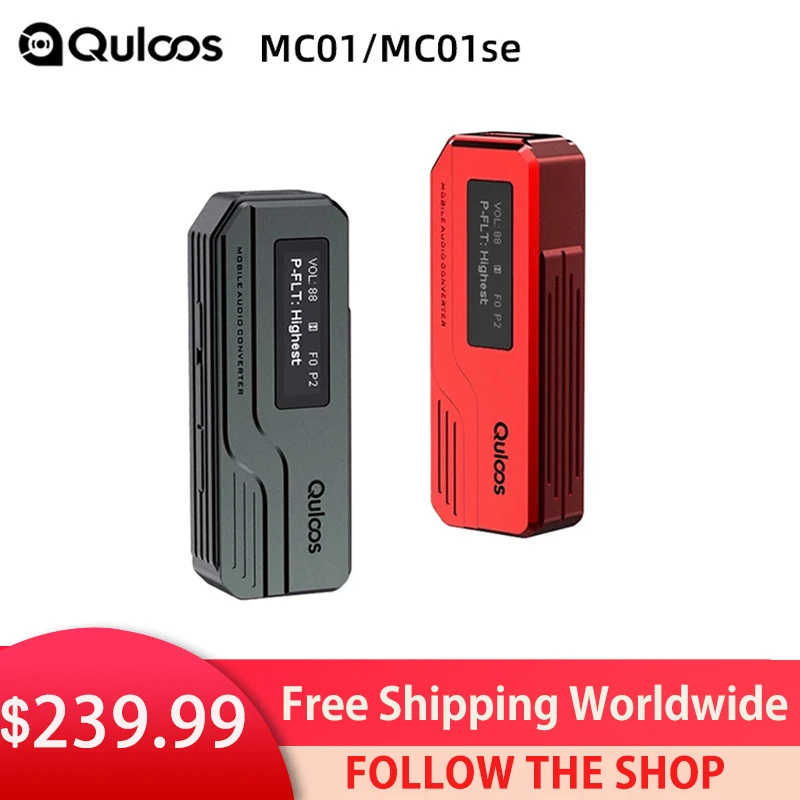 

QULOOS QLS MC01/MC01se Портативный USB DAC/AMP Dual Flagship CS43131 HiFi Декодер Усилитель для наушников