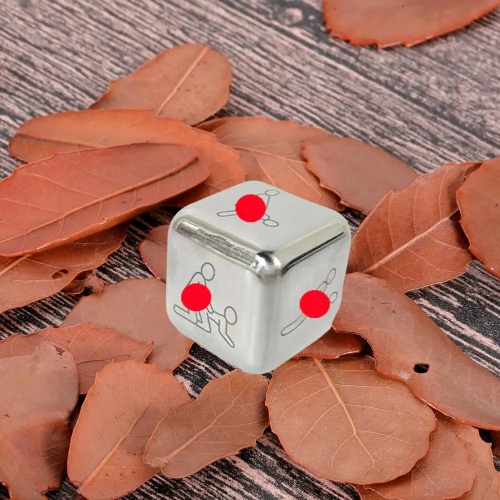 Game Dice Intimate Game for Couples Metal Dice Romantic Date Night Decision Game for Couples Fun Activity Toy Valentine's Day