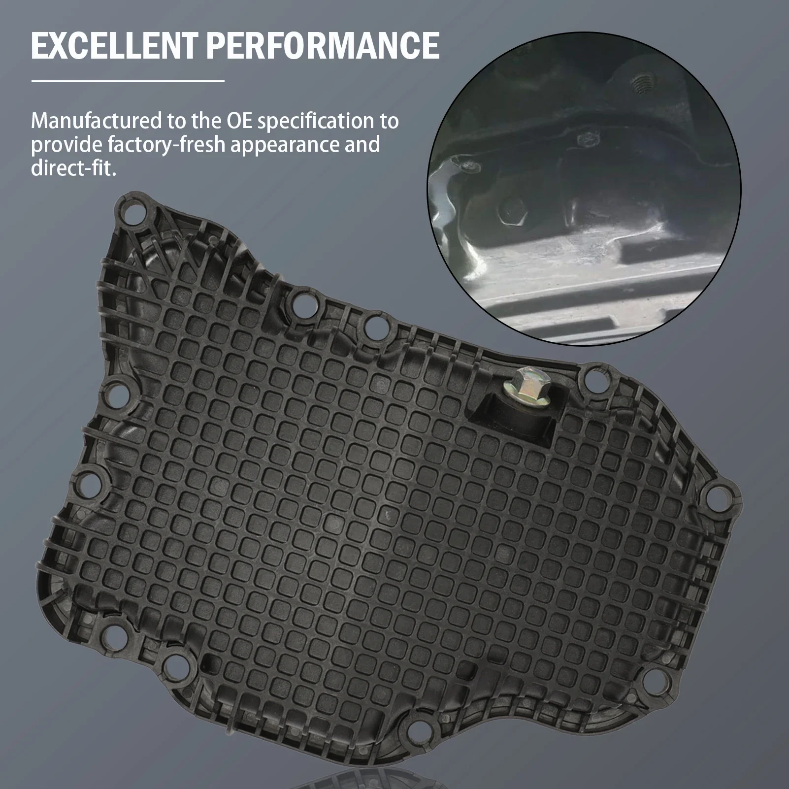 Car Repairing Oil Pan 11110-6RC1B 111106RC1B for Nissan Rogue 1.5 Engine-ABS Engine Oil Pan