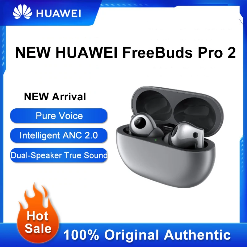 

Original Huawei FreeBuds Pro 2 Wireless Earphones In-ear Headphones Headset Earbuds Active Noise Cancellation for Smartphone