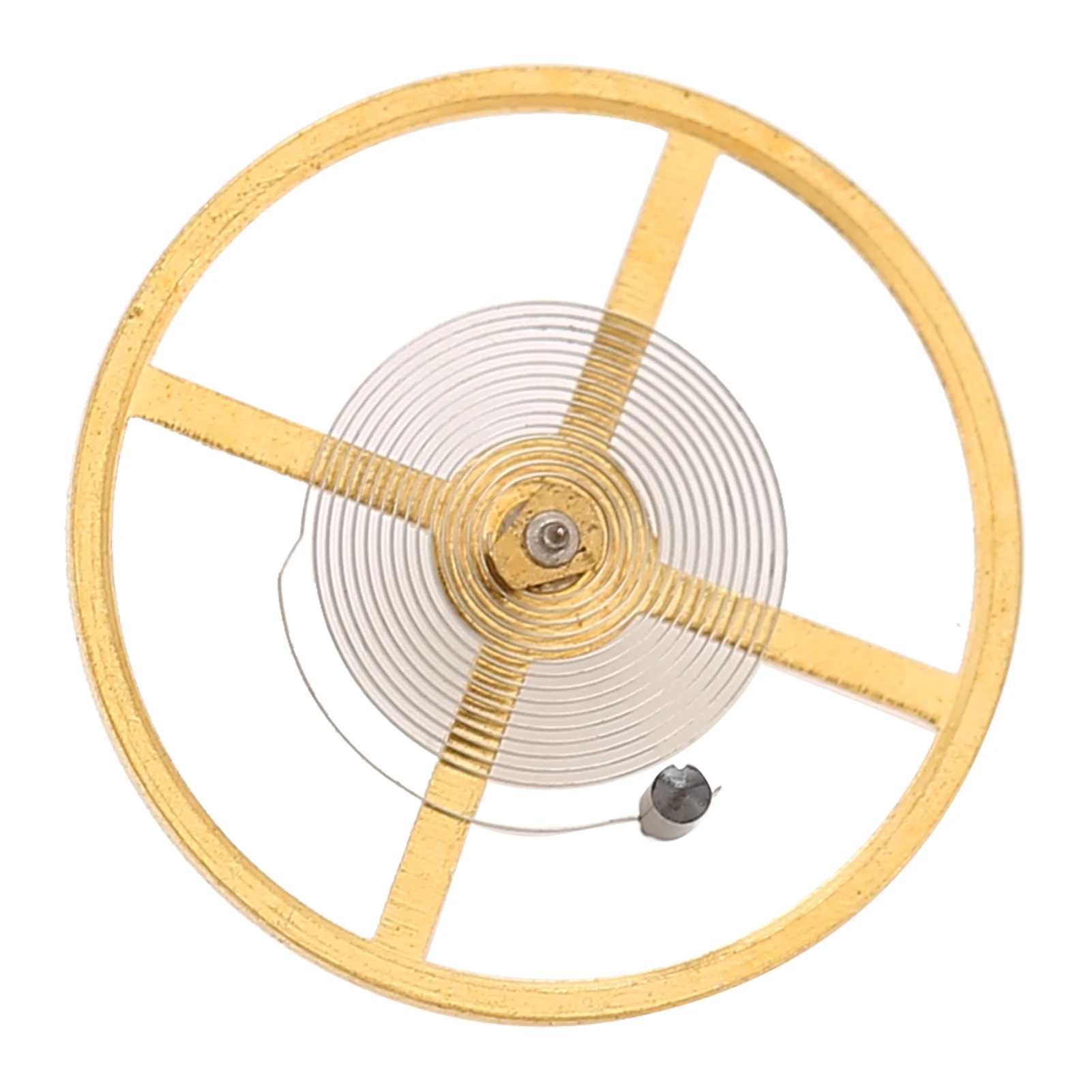 Watch Balance Wheel Replacement Part Golden Fashionable Watch Movement Balance Wheel for Repair