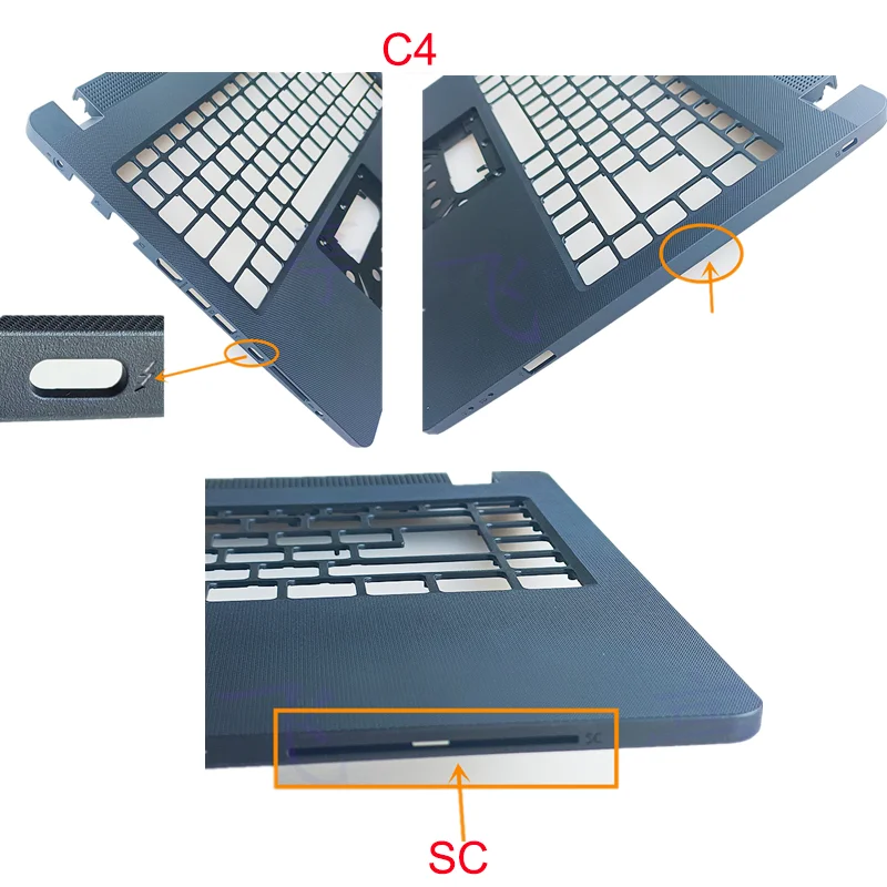 For Acer TravelMate P214 N19Q7 laptop screen back case top cover front bezel frame palm rest upper base lower bottom shell hinge