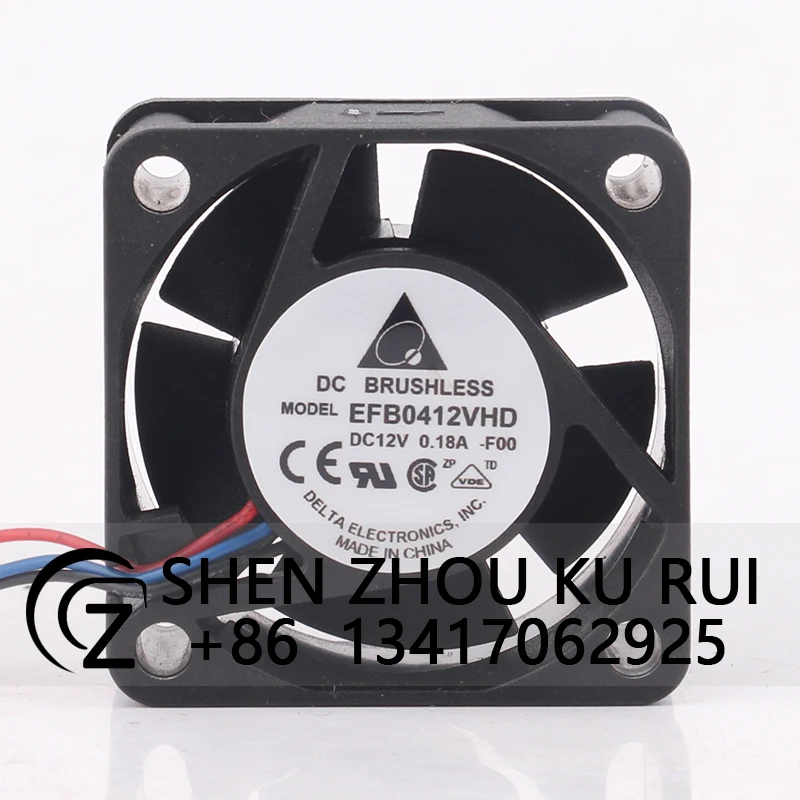 

EFB0412VHD Cooling Fan for DELTA 24V48V DC12V 0.18A EC AC 40X40X20MM 4CM 4020 12CFM Twin-ball North-south Bridge Shaft Brushless