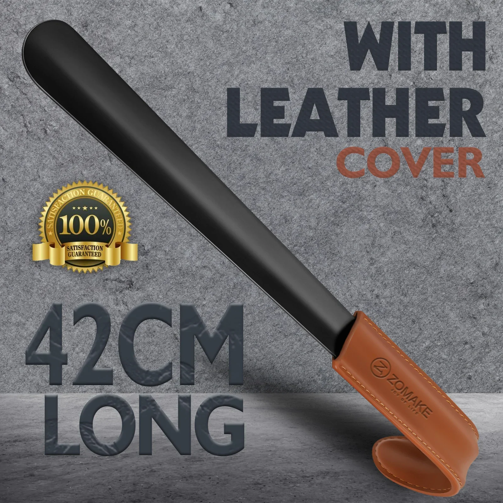 รูปสินค้า Shoehorn ช่วยใส่รองเท้า 42 ซม. สายหนังสแตนเลส