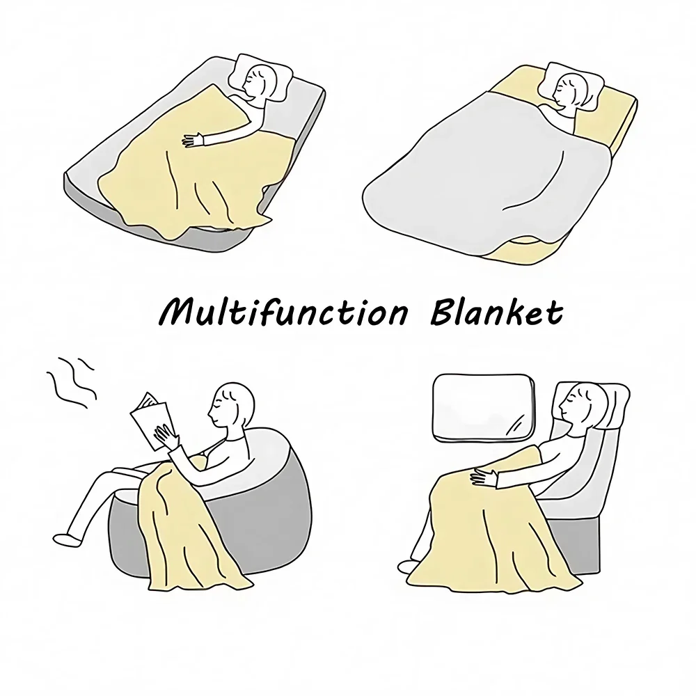 Sam and Colby XPLR Printed Blanket Picnic Blankets Warm Blanket Soft and Comfortable Blanket Home Travel Birthday Gift
