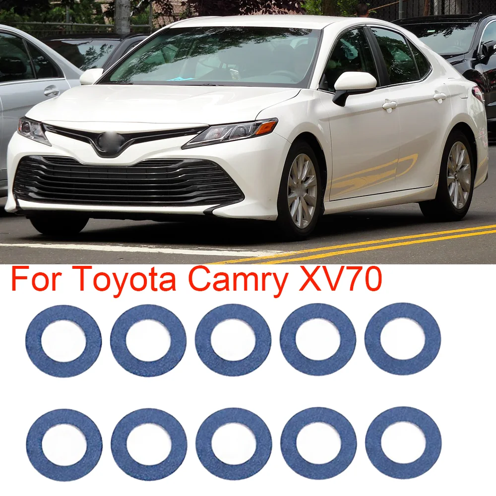 10X For Toyota Camry XV70 Car Thread Oil Drain Sump Plug Gaskets Washer Seal Ring Daihatsu Altis