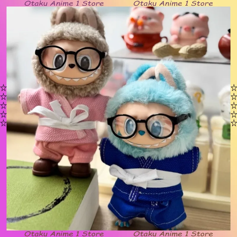 New Labubu Clothes Trend Brazilian Jiu-Jitsu Gi Set Mini Plush