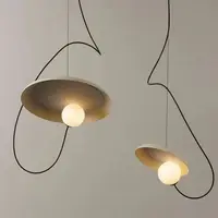 Pendant lamp home hotel room decor light reading lamps luxury home decor light room lamp light rock and metal 2