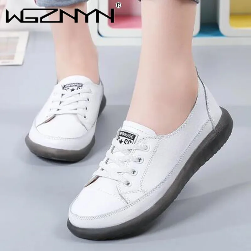 

Кроссовки из натуральной кожи женские, Повседневная модная спортивная обувь, на плоской подошве, Вулканизированная подошва, белые, 40, лето 2023