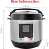 Slow Cooker 6 Quart, One-Touch Programs & Support DIY, Easy Cleaning, 12-in-1 Slow Cooker 2