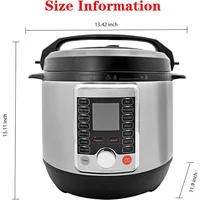 Slow Cooker 6 Quart, One-Touch Programs & Support DIY, Easy Cleaning, 12-in-1 Slow Cooker 2
