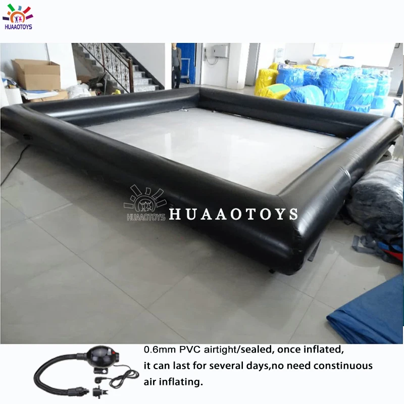 Outdoor Amusement Inflatable Bumper Car Go Kart Track Bumper car race track inflatable go kart race tracks 6