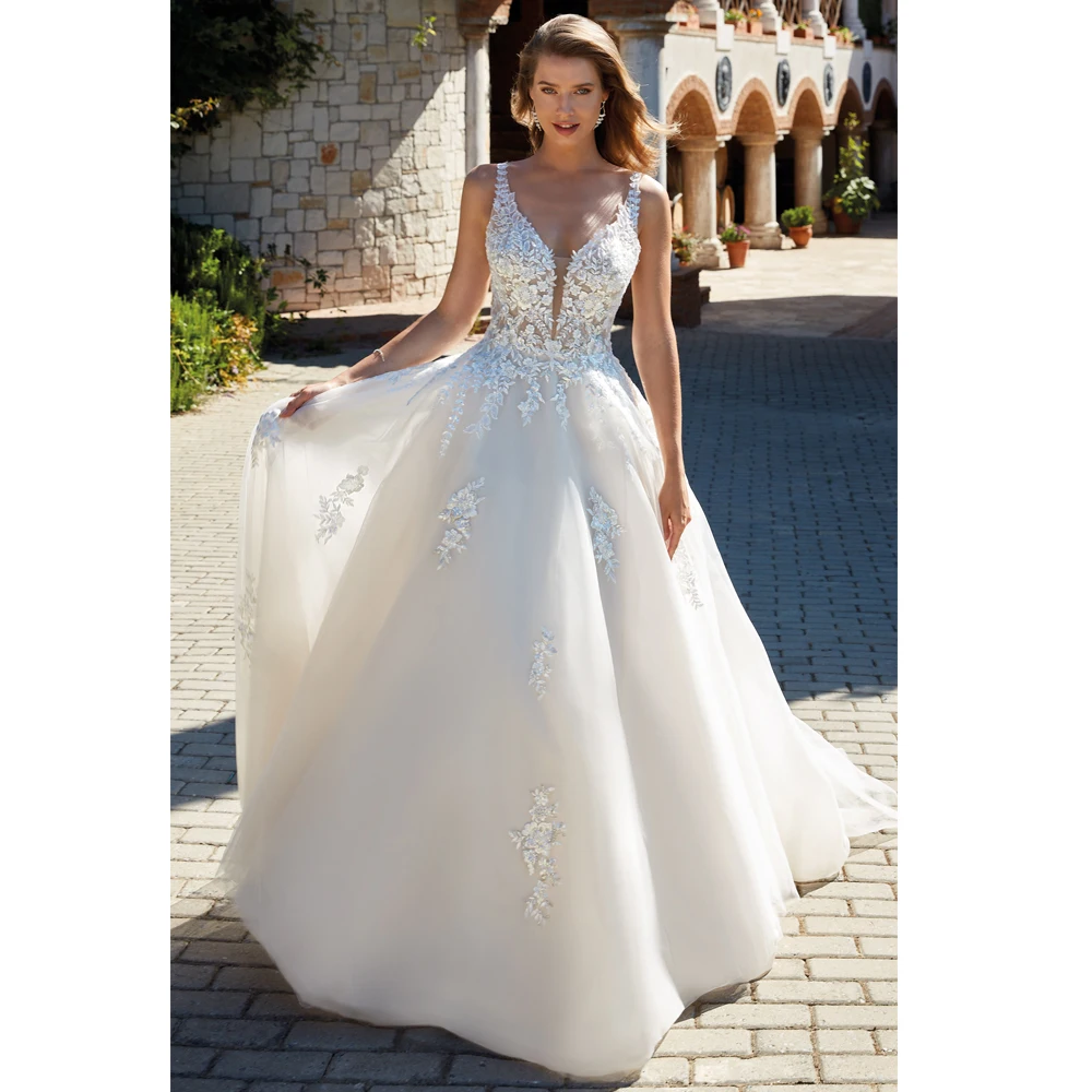 Классические свадебные платья на