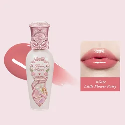 Radiant Bloom Vegan Tinted Lip Oil - Hydrating & Non - Sticky Shine (G02 Flower Fairy)