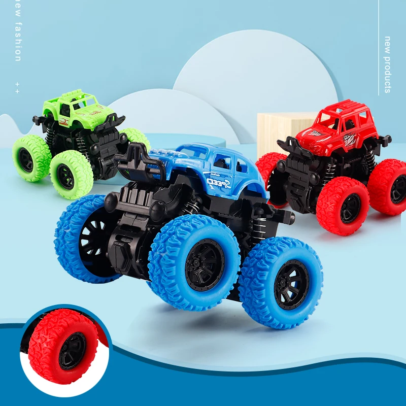 Big Wheel Monster Truck 360 Degree Flipping Car Inertia Friction Power SUV Diecast Outdoor Toys For Children Boys Birthday Gift |