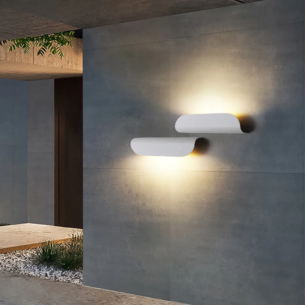 LED Wall Lamp Modern Minimalist Style IP65 Waterproof AC85-265V 9W Indoor/Outdoor Lamp With High Brightness LED Lighting Source