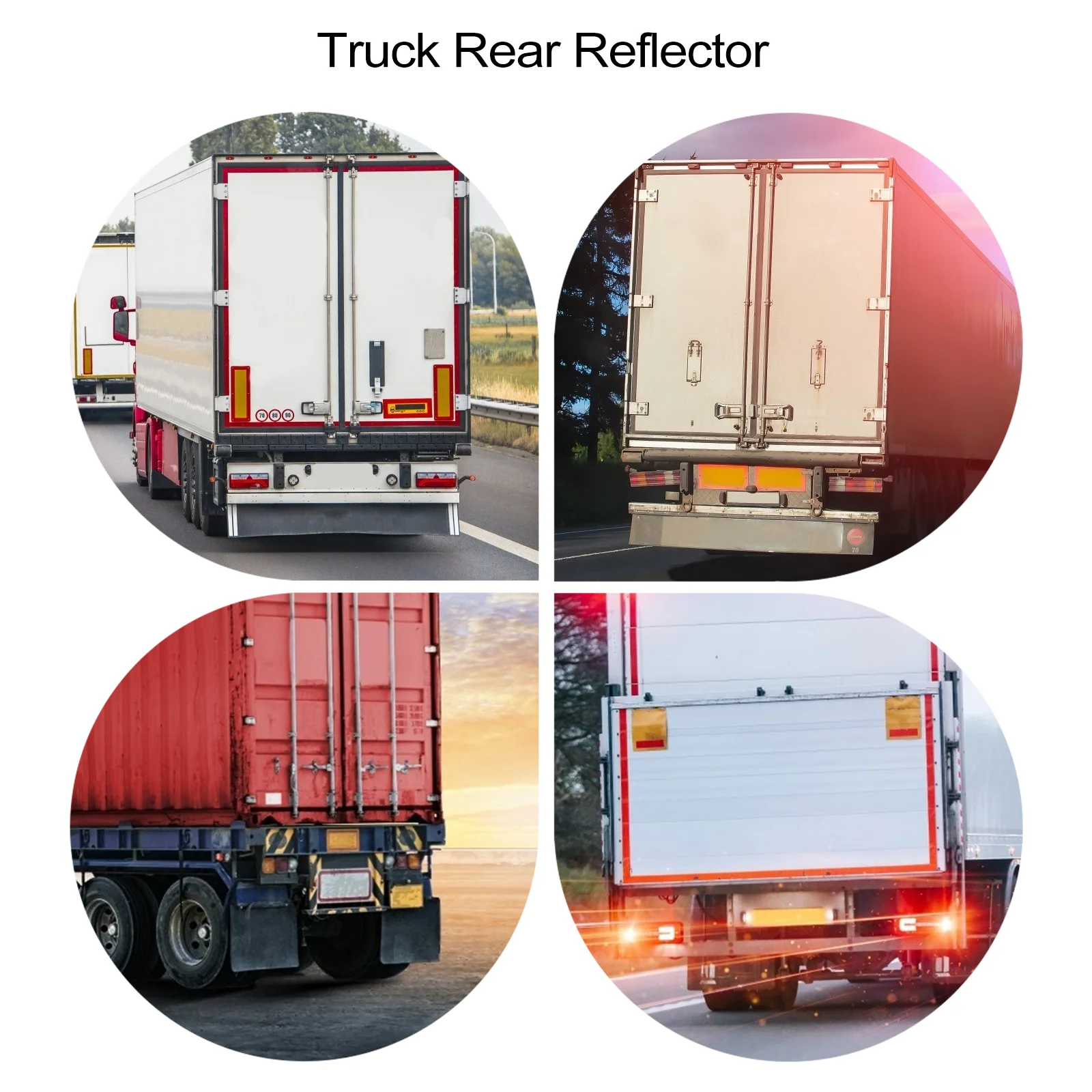 Reflective Tape 8 Pcs for Truck Car Safety