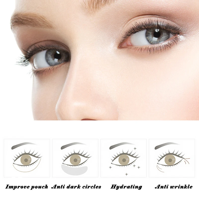 Collagen Eye Mask 60pcs Gold Moisturizing Anti Dark Circles removal Eye Bags Eyes Care Gel Masks Beauty Firming Patches