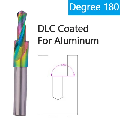 Counterbore Step Drill Bit - 90 Or 180 Degree Angle, Black Coating HSS, For Metal & Wood (M3-M12)