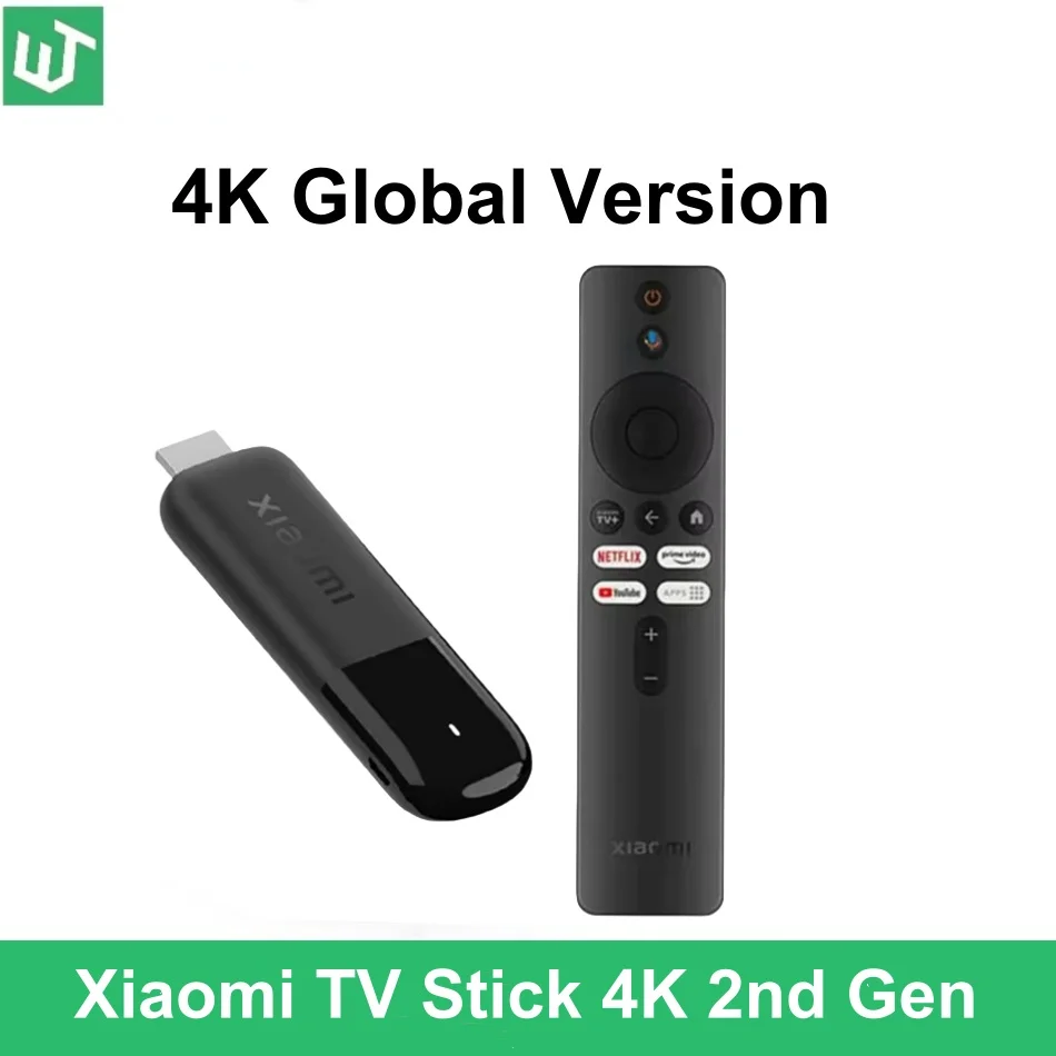 Xiaomi tv stick 4k 2a geração 2025 versão global bluetooth 5.2 google tv smart hdr 2gb ram 8gb rom mini tv dongle streaming de mídia