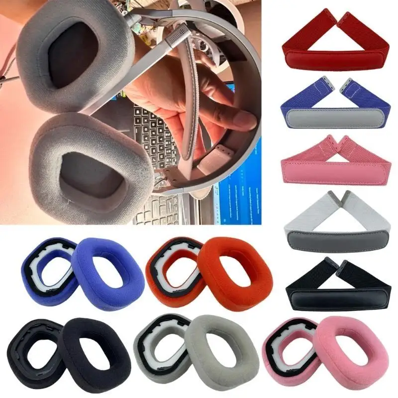 R53C Ersatz-Ohrpolster für Headsets aus weichem Schaumstoff für HS80 HS80 Clear Sound – Detail 1