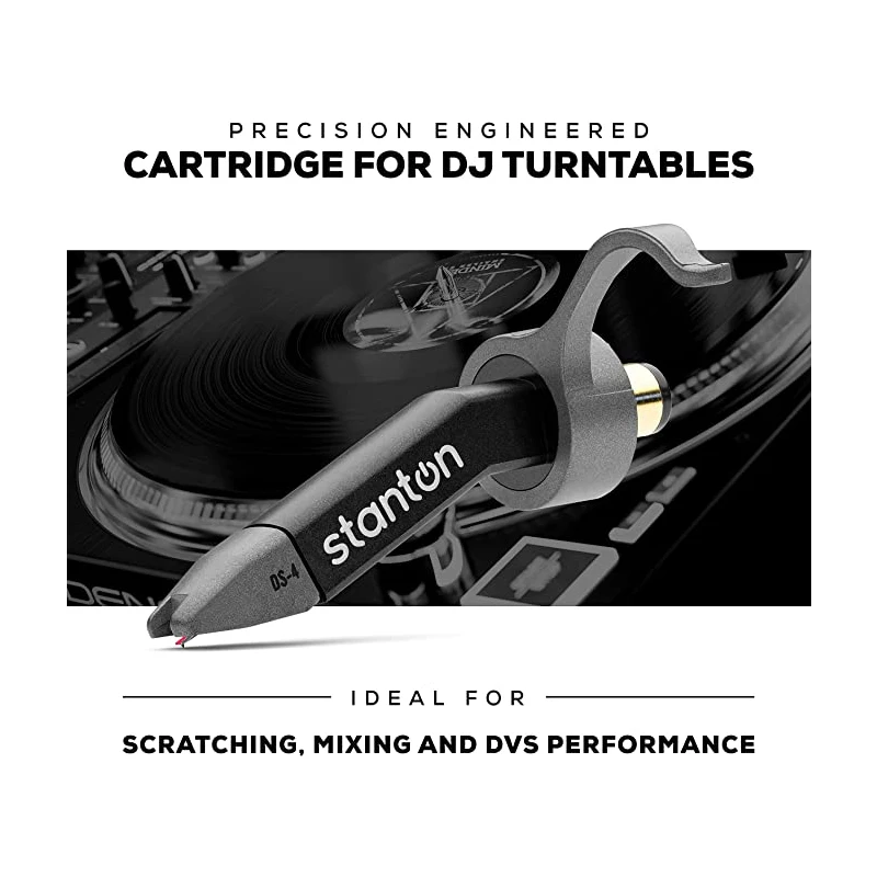Stanton DS4 PRO DJ 카트리지, 스타일러스 포함, LP 비닐 레코드 플레이어 턴테이블 축음기, 하이파이 액세서리, 라운드 다이아몬드 바늘