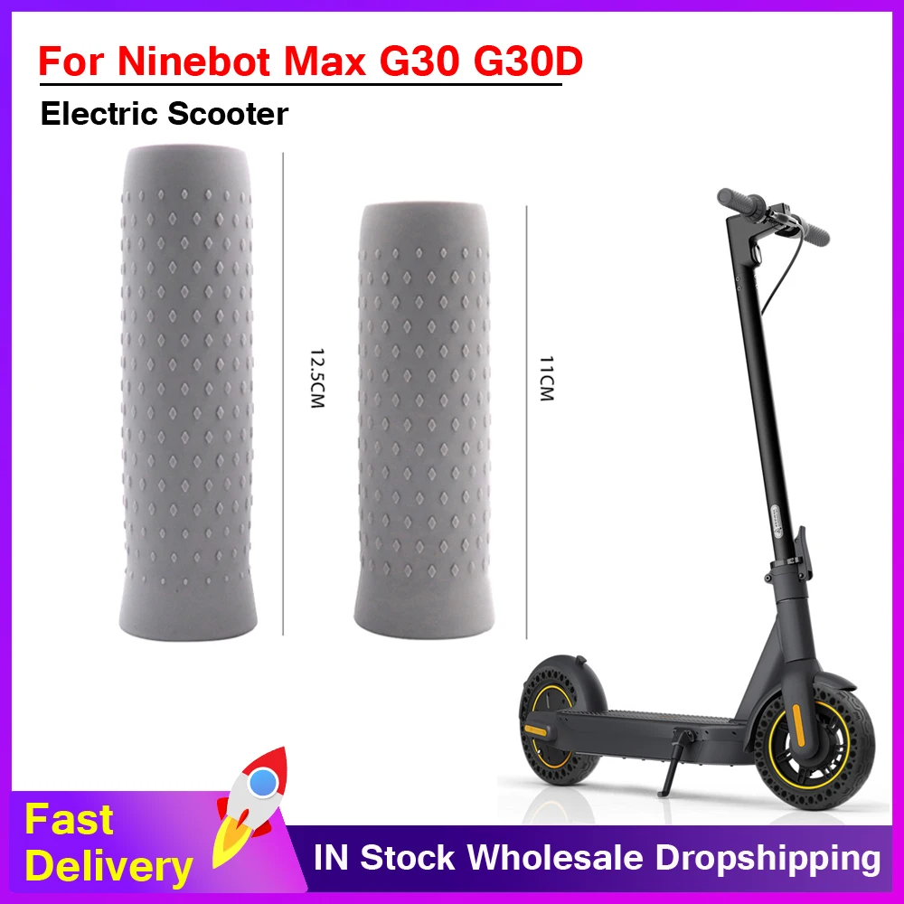 

Electric Scooter Handlebar Grip for Ninebot MAX G30 G30D KickScooter Silicone Bar Cover Anti-slip Silicone Scooter Grip Cover