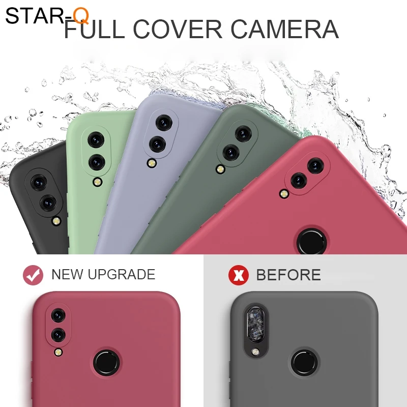 Luxury Liquid Silicone Soft Back Phone Case - Premium Protective Cover for Xiaomi Redmi Note Series