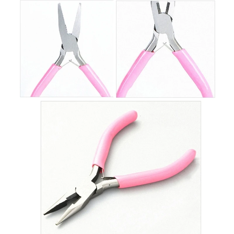 9 Pieces Jewelry Pliers Set Jewelry Making Hardware Winding Pliers for DIY Crafts Necklaces Jewellery Making Repair Tool