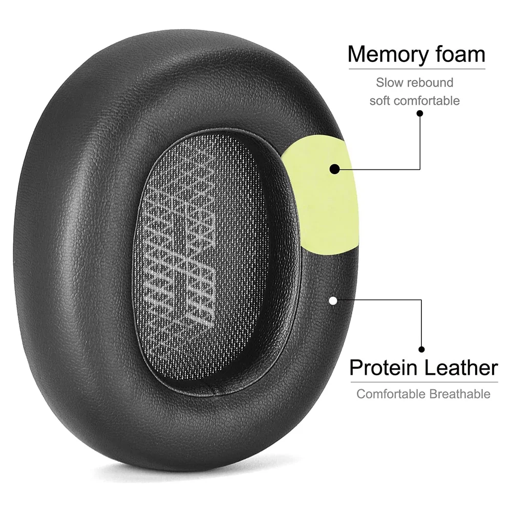 Fül Párna memória Tajték Fül Lábszárvédő Kicserélés Összeegyeztethető vel JBL E65 E65BTNC / Duett NC / Egyenes adás 650BTNC Egyenes adás 660 BTNC