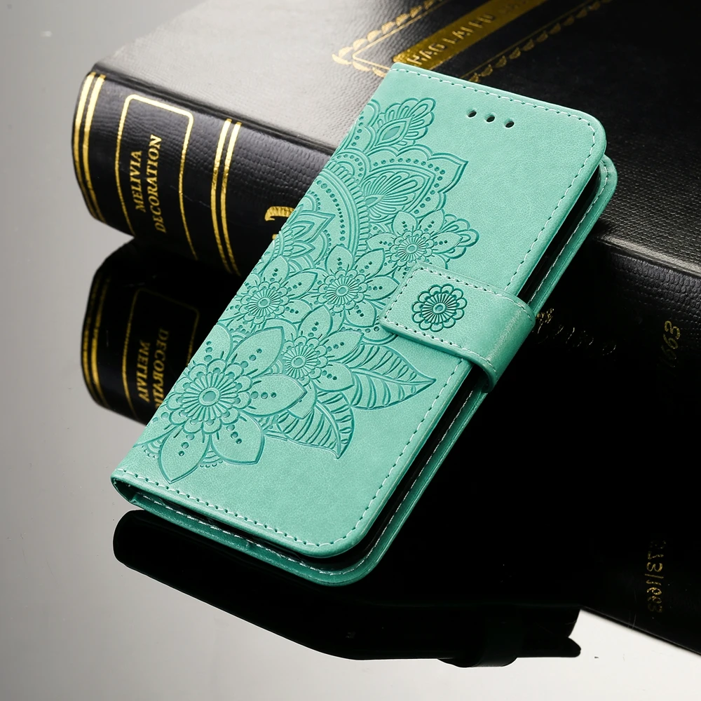 Premium Flip Leather Wallet Case with Card Holder and Stand Feature