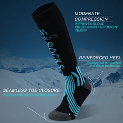 Ski Socks New Thick Cotton Sports Snowboard Cycling Skiing Soccer Socks Men Women Moisture Absorption High Elastic Thermal socks