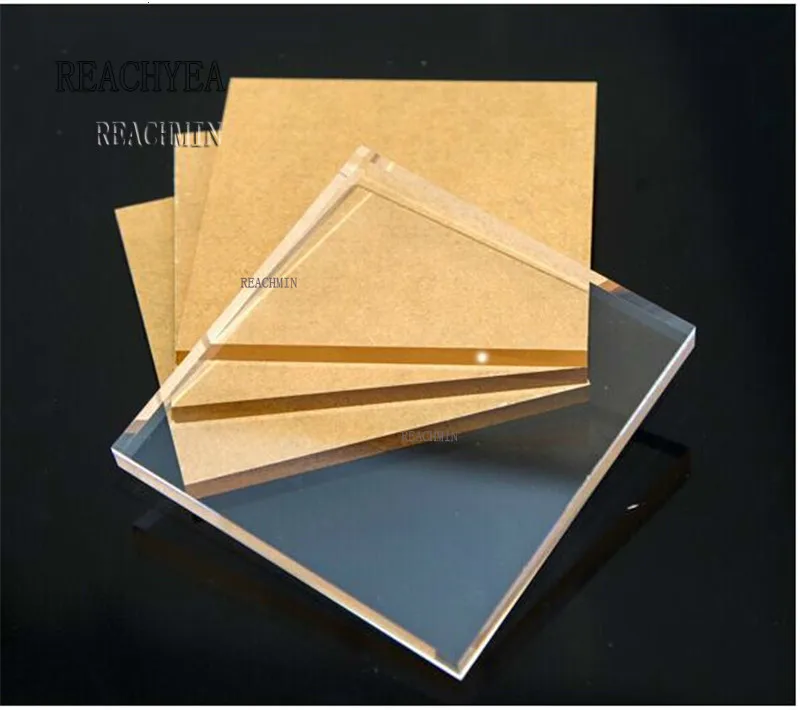 Plexiglass Transparent Acrylic Board Sign Clear Plastic Sheet DIY gift Decorative Board Wedding Sign Size