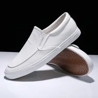 Spring Summer Men Loafers Soft Leather Men Shoes Flat Fashion Loafers Slip on Male Black White Shoes KA1187 1