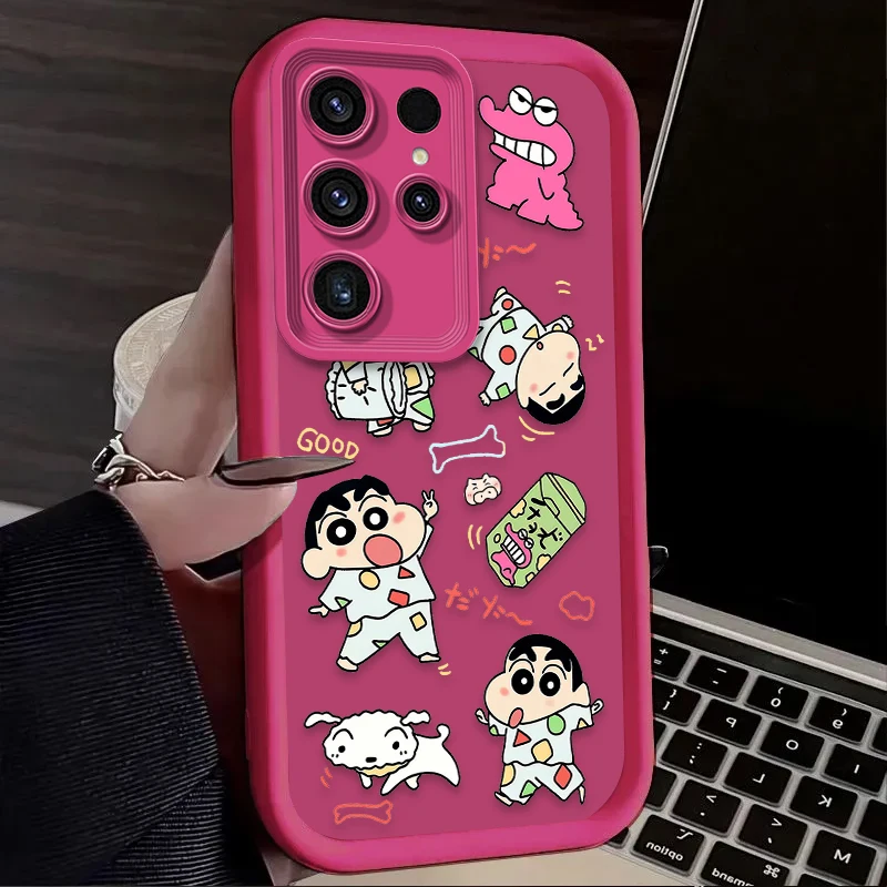 Cute S-ShinChan Silicone Phone Case Cover
