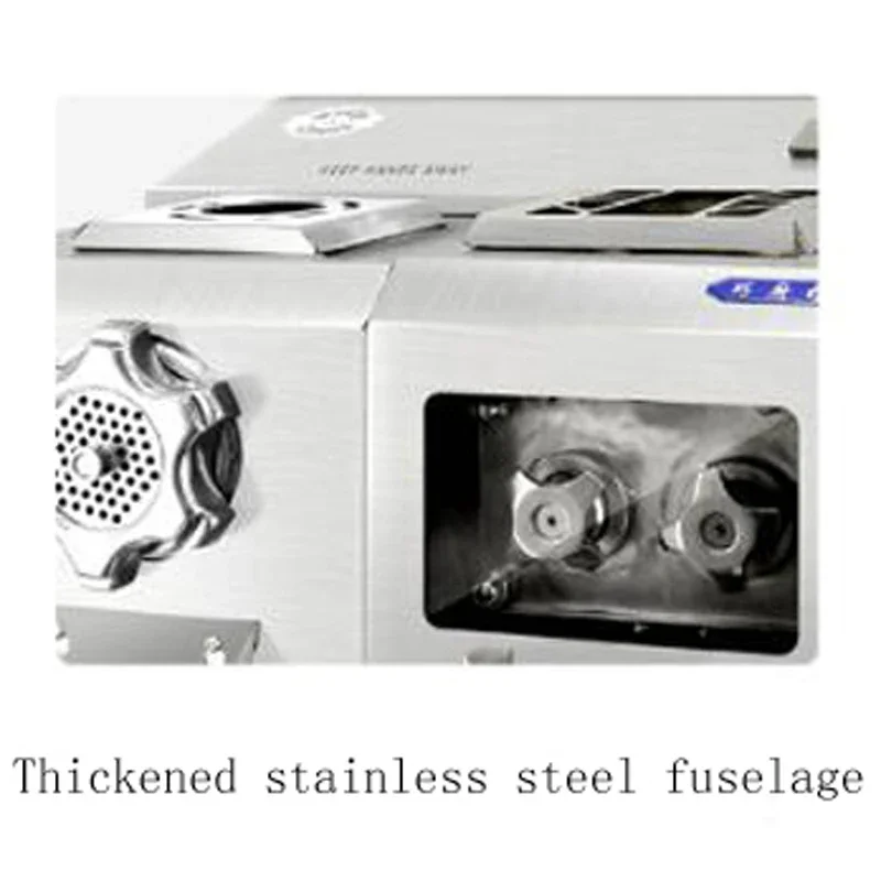 Electric Meat Slicer Stainless Steel 3mm Blades Meat Cutter Grinder Machine Auto Kitchen Home Appliance Commercial - Image 2